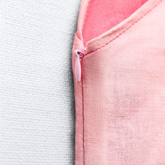 COPY - NWT ZARA TIE DYE MIDI DRESS WITH LINEN - Picture 7 of 9